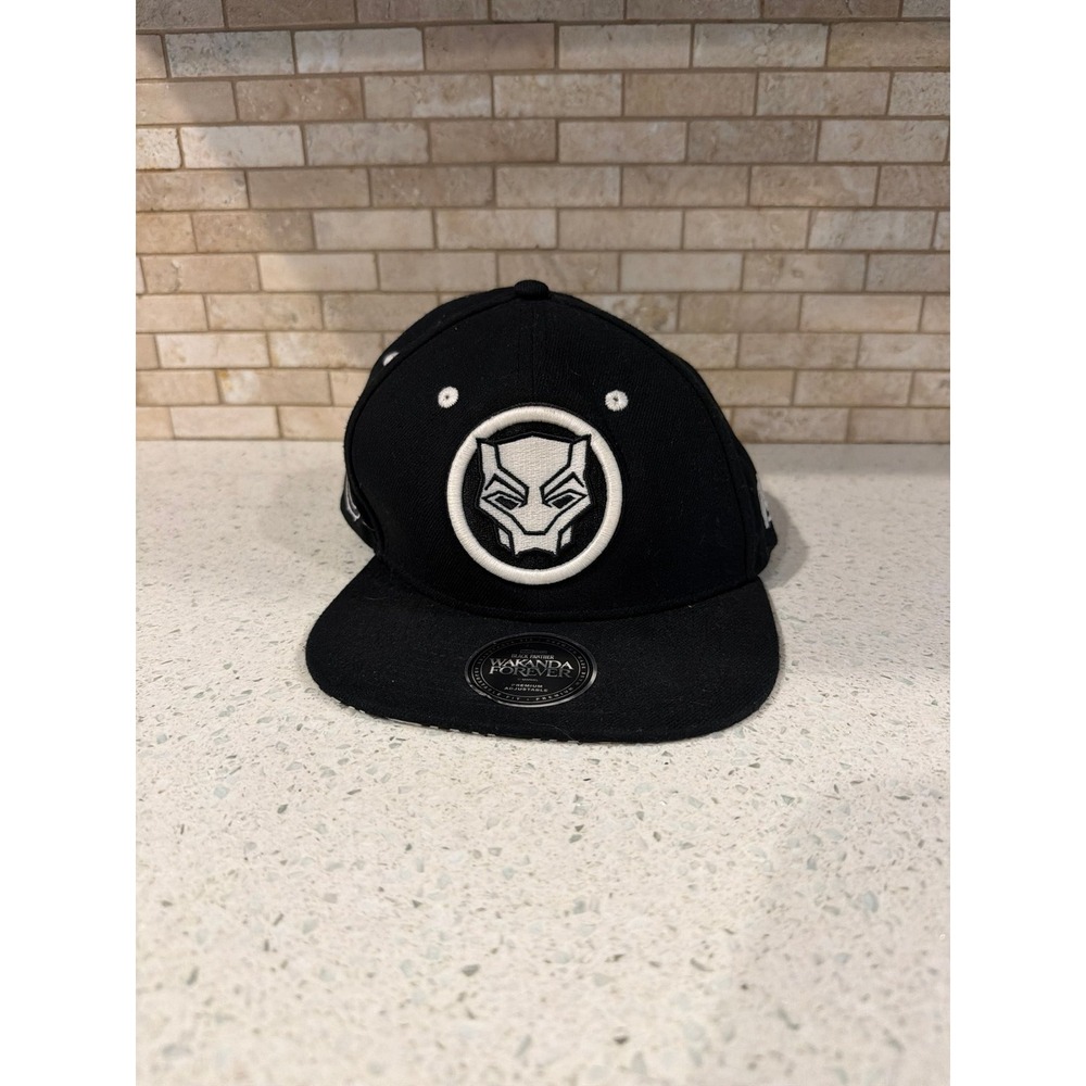 Black Panther Marvel Youth Snapback Hat - Black‎